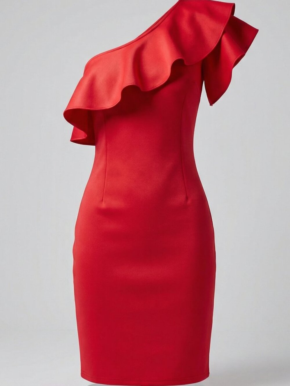 💃🔥Gorgeous Striking Designer Runway Evening Cocktail Party Prom Ruffled Dress